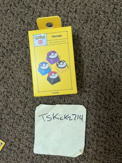 Target Pokemon Wireless Keyboard + Poke Keycaps Limited Edition 30th Anniversary