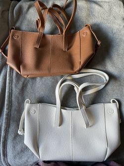 Faux Leather Tote Bag
