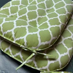 NEW OUTDOOR SEAT CUSHIONS