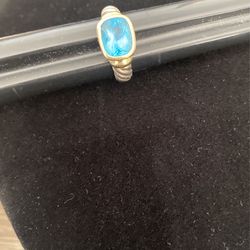 David Yurman Ring Women’s 7size 14k And 925