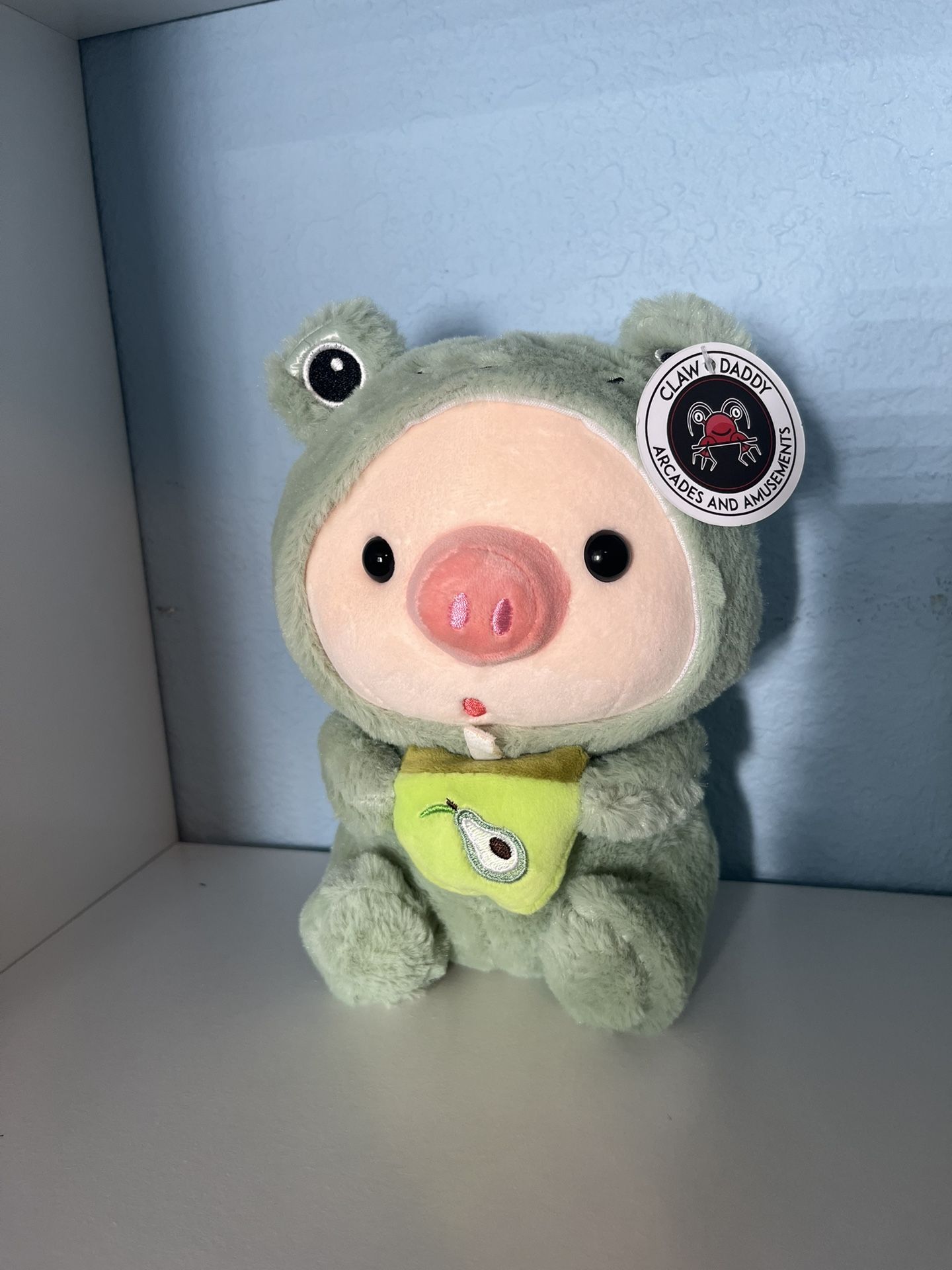 Pig In A Frog Costume Plush