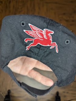 Chase Authentics Mobil 1 Hat Cap Official Motor Oil Nascar Flying Pegasus Horse