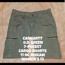 CARHARTT CARGO SHORTS, WOMEN'S 12