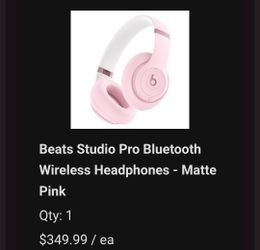 Beats Studio Pro Bluetooth Wireless Headphones
