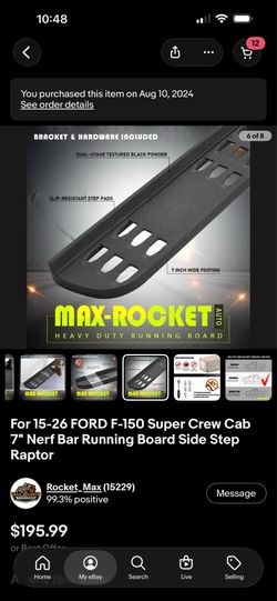 Ford running boards 2015-2024