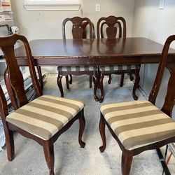 Dining Table With Six Chairs