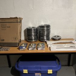 Toilet Seat, Shower Rings , Dripping Pans,door Lock And Knobs , Towell Bars