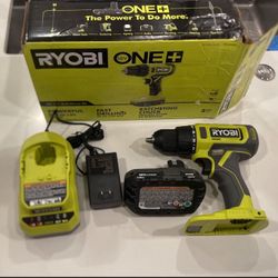 RYOBI ONE+ 18V Cordless 1/2 in. Drill/Driver Kit with (1) 1.5 Ah Battery and Charger