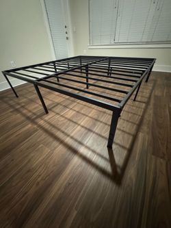 18 inch king size metal bed frame
