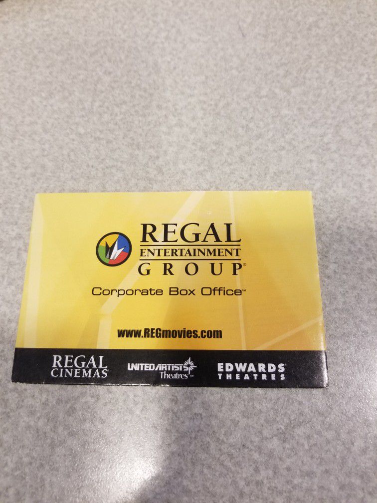 2 Regal Premiere Movie Tickets Good For Any Movie 