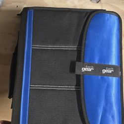 Tech Gear Mega Filled Binder Black Blue School With Date Planner