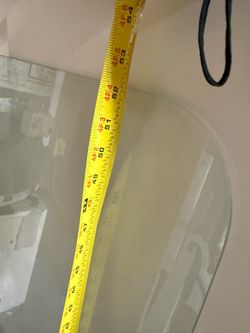 Glass table top