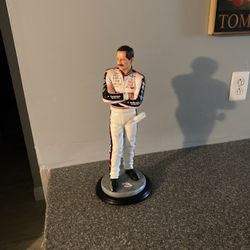 Statue of Dale Earnhardt a little over 19 inches tall