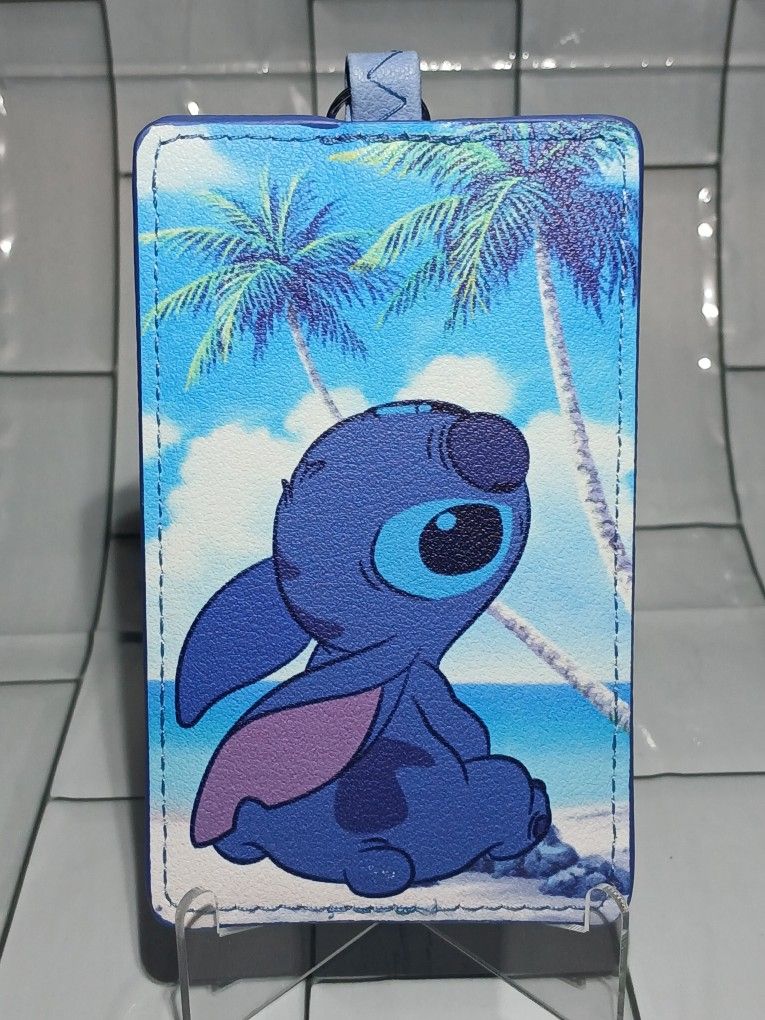 Disneys Lilo & Stitch Retractable Laniard Leather
