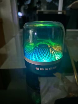 RGB LED Bluetooth Speaker with Clear Dome