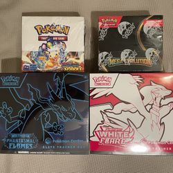 Pokemon Center ETB and Booster Boxes
