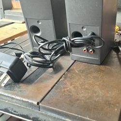 I HAVE A PAIRS OF BOSE SPEAKERS FOR COMPUTERSI ISALE ASis Because I Don"t Have The Cables For The Speakers