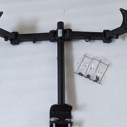 Dual monitor arm metal with hardware