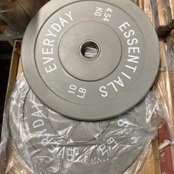 New Pair Of 10 Bumper Weights