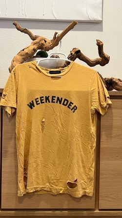 lulusimonstudio Yellow Weekender Graphic Tee Women’s Medium