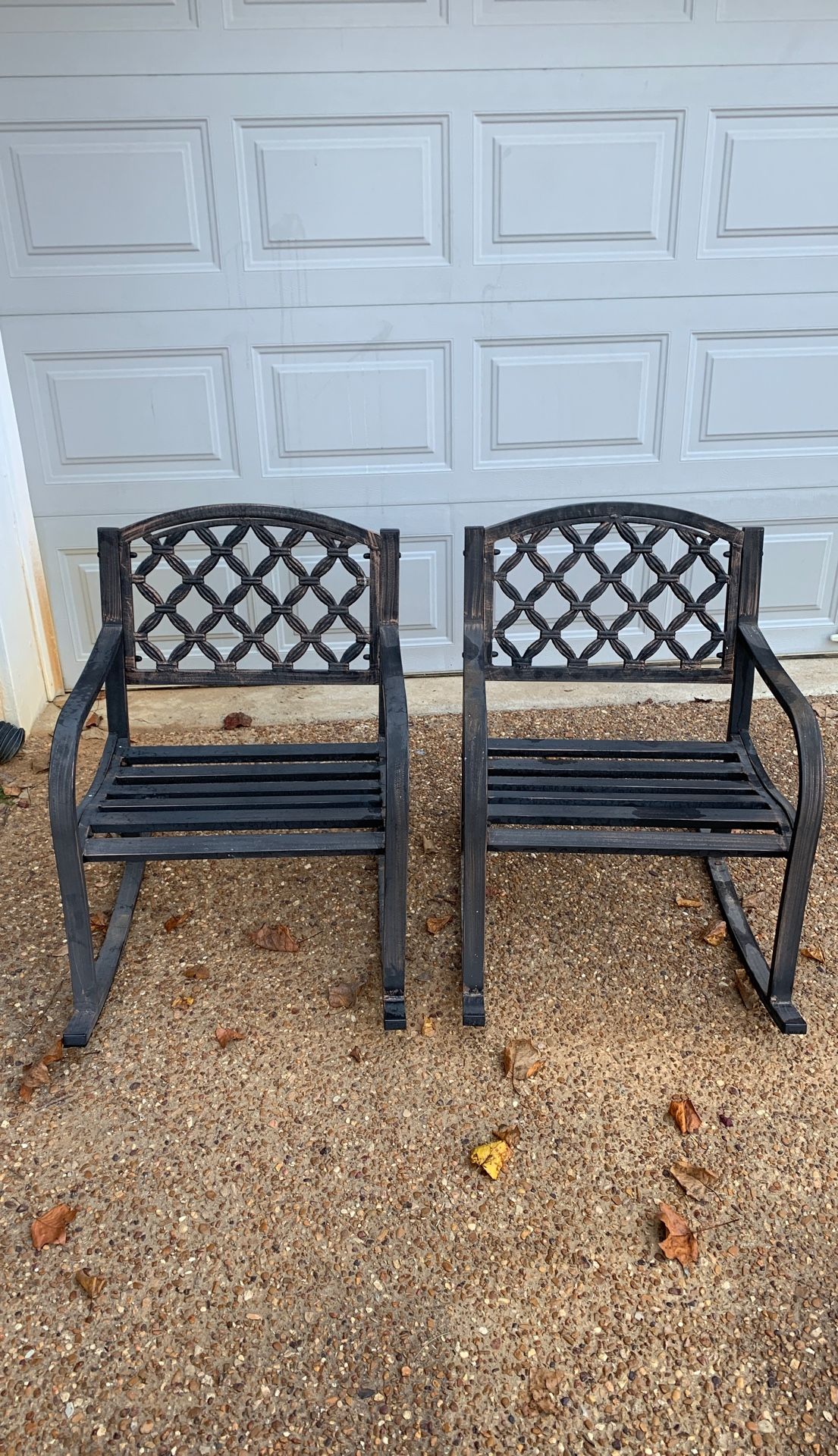 Metal rocking chairs