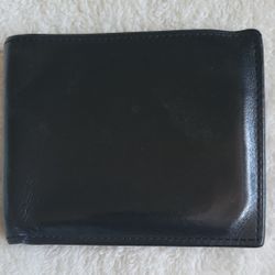 Men's Black Leather Coach Wallet 