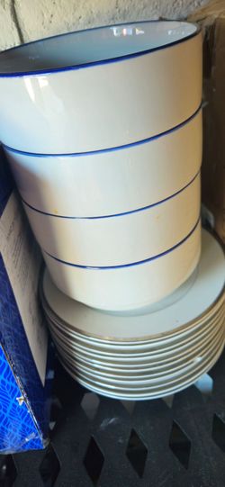 Blue bowls