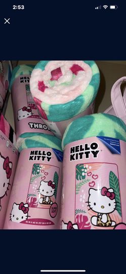 Hello Kitty Sanrio Throw Blanket