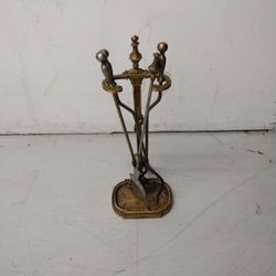 Antique 5 Piece Fireplace Set