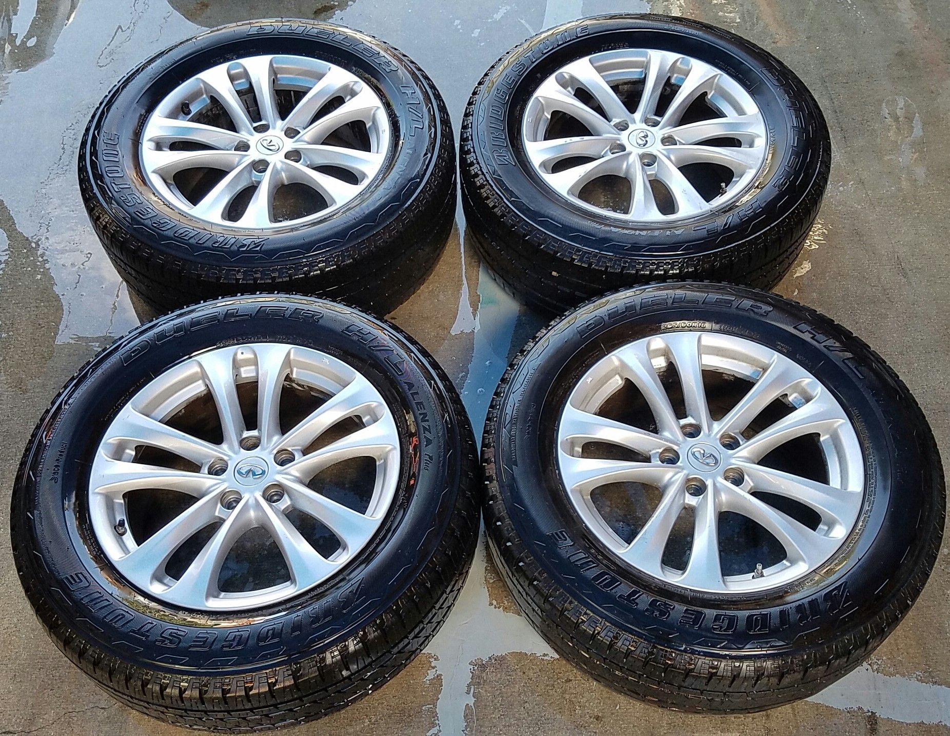 2009 - 2017 INFINITI FX35 FX37 FX50 QX70 18" INCH WHEEL RIM W/TIRE (SET OF 4)