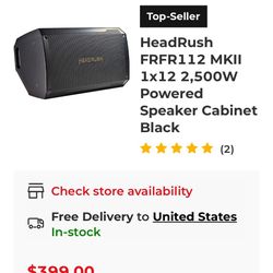 HEADRUSH MKII 112 Frfr Speaker 