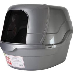 Nature’s Miracle Hooded Flip Top Litter Box for Cats, With Built-In Odor Control Charcoal Filter