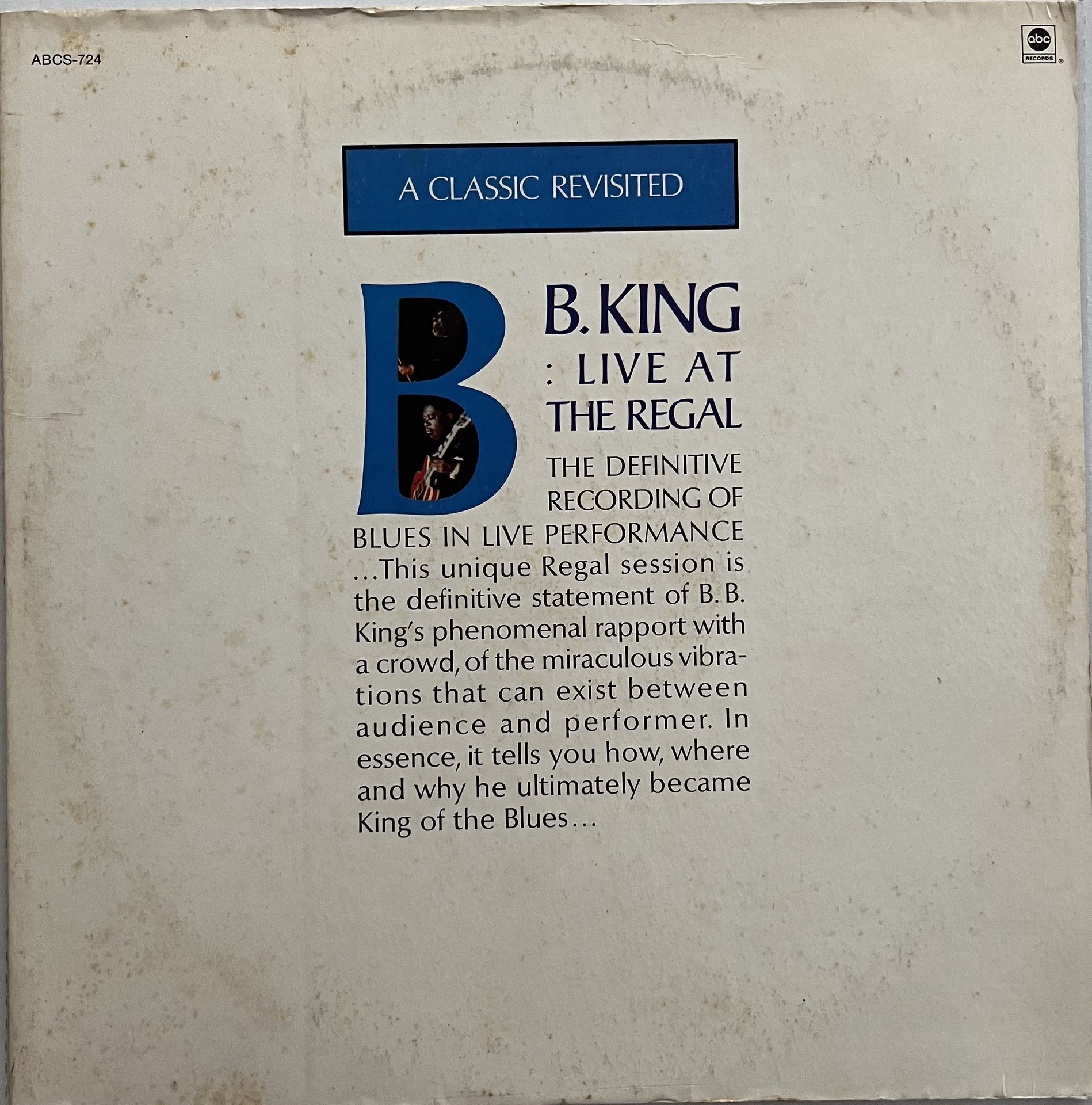 BB King - Live At The Regal 