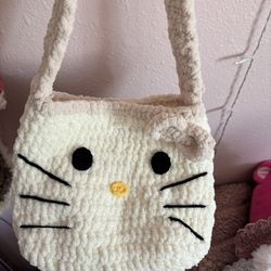 hello kitty crochet bag