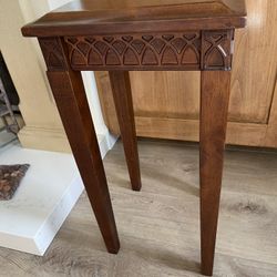 24 Inches - Height - 12 1/2 Wide WOOD Table
