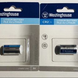 Westinghouse Lithium Battery Replaces CR2 For Photography & Digital Cameras, New