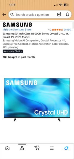 50” Samsung Tv