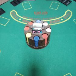 Poker Table Top With Travel Case 