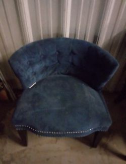 Navy blue chair