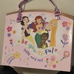 Free disney princess Accordian Folder organizer artwork