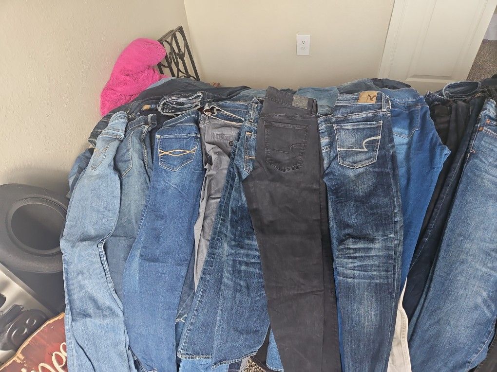 Aeropostale, American Eagle,Abercrombie Jeans
