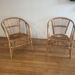 Wooden chairs