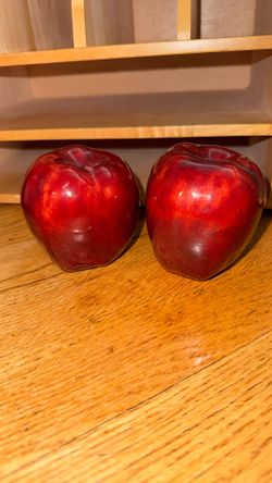 Blown Glass Apples, Very Rare