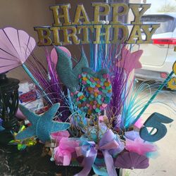 Mermaid  Theme Centerpice Arrangement 