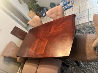 Wooden dinning table