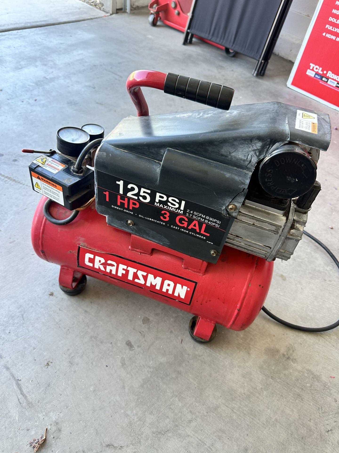 Craftsman 3 gal. Compressor.