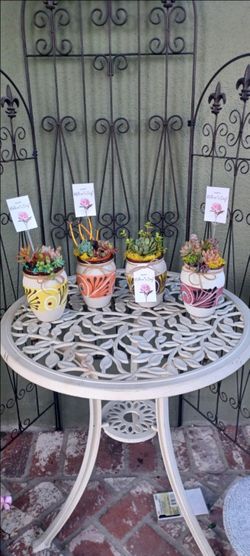 Mother's Day succulent arrangement