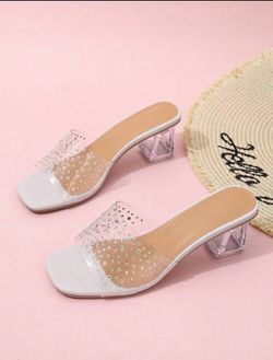 White Diamond Heels