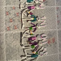 7 Bendable Bunny Figures