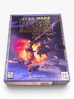 Star Wars Rebel Assault I & II: The Hidden Empire (PC, 1995) 2-Disc Big Box Game